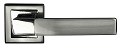 Накладка дверная Bussare STRICTO A-67-30 CHROME/S.CHROME, Хром/хром матовый