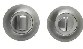 Завертка сантехническая Bussare WC-10 S.CHROME, Хром матовый
