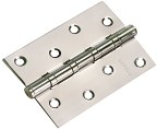 Петля дверная Morelli MS 100X70X2.5-4BB PC, Хром