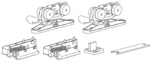 Система для раздвижных дверей Morelli Innovation SLIDING SET 1 40kg