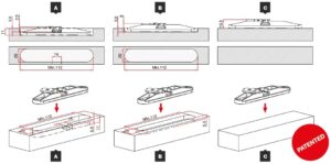 Система для раздвижных дверей Morelli Innovation TRACK-D 1480/300
