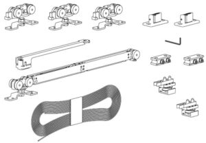 Система для раздвижных дверей Morelli Innovation SLIDING SET SO-SOFT CLOSE или SLIDING SET 81/1676/86/88