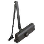 Доводчик дверной DC20-6W (DC-206W) BR до 160 кг (коричневый) — FUARO