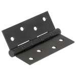 Петля универсальная IN4400U-BL BL (4BB/BL 100x75x2,5) черный матовый БЛИСТЕР — FUARO