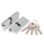 Цилиндровый механизм (AX200/80) AX2000Key80 (30+10+40) CP хром — AJAX
