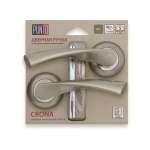 Ручка раздельная CRONA TL/HD SN/CP-3 матовый никель/хром — PUNTO