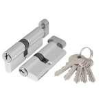 Цилиндровый механизм (AZ102/100) AZ1002Knob100 (45+10+45) CP хром — AJAX