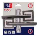 Ручка раздельная LM/A K.QR52.BLADE/HD GR/CP-23 графит/хром — PUNTO