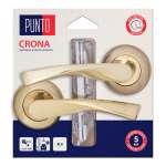 Ручка раздельная LM/A R.TL54.CRONA/HD SG/GP-4 матовое золото/золото — PUNTO